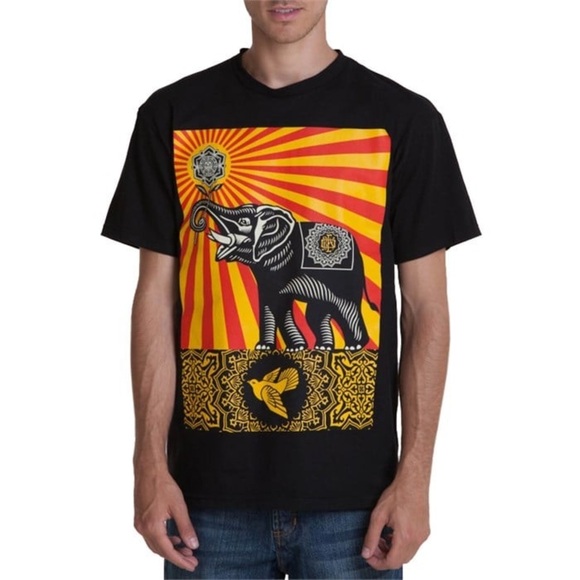 Obey PEACE ELEPHANT Size Small Men’s - Picture 1 of 9
